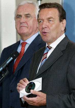 Gerhard Schrder und Peter Hartz
